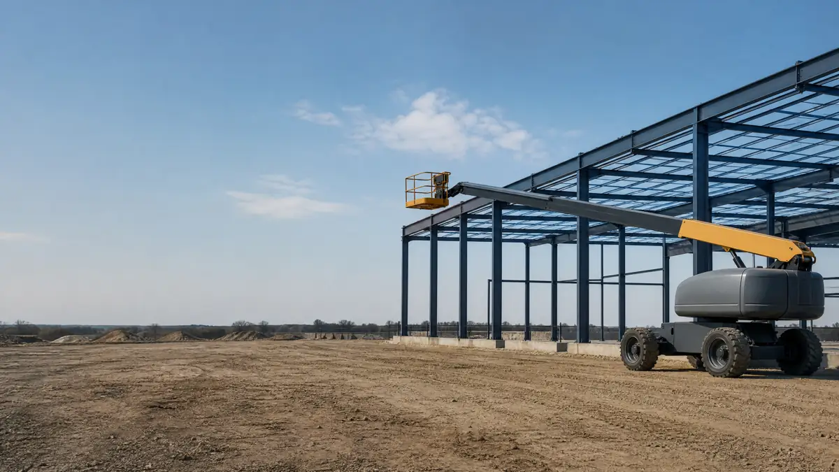 Boom Lifts jobsite access in New Orleans